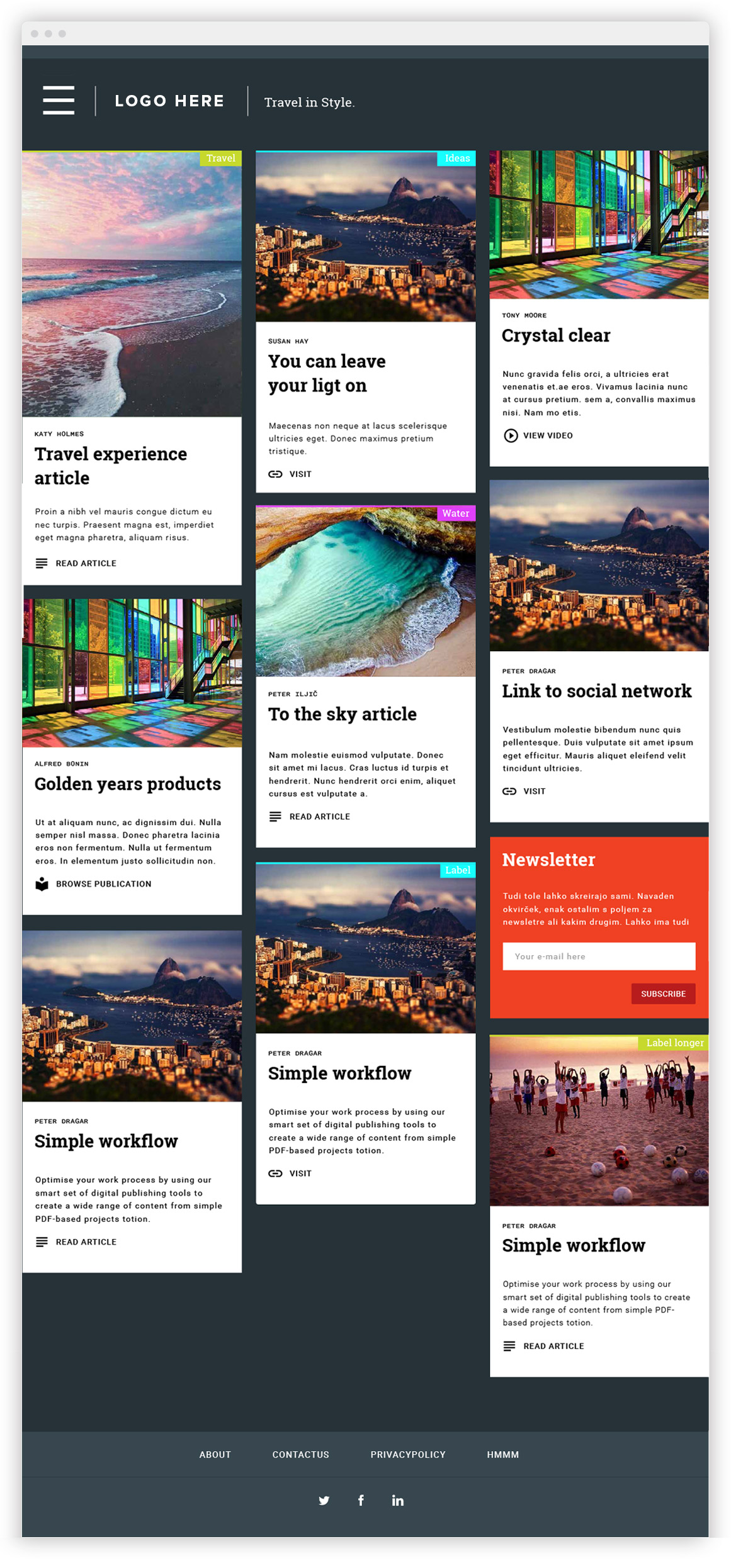 Edition Digital izdelava spletne strani content hub material design