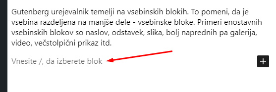 Urejanje prispevkov in strani z Gutenberg urejevalnikom Urejanje prispevkov in strani z Gutenberg urejevalnikom